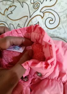 Pink 'Charming Kitty' Puffer Jacket