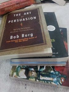 Lot of 4 Books: Persuasion, Psychopaths, Train to