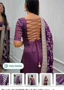Elegant Maroon Polka Dot Kurta Set