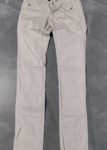 Men's Cream Color Cotton Pants