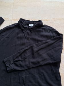 Black Cotton Shirt