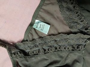 Olive Green Lace Trim Camisole