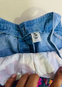 Embroidered Denim Jumpsuit