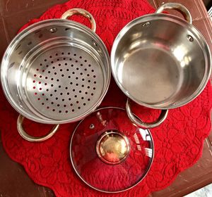 Stainless Steel Steamer &amp; Pot Set