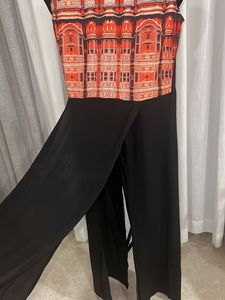 Flowy Slit Embellished Ethnic Top
