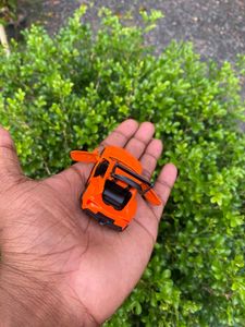 Orange Toy Sports Car