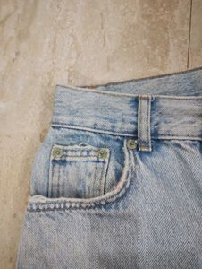 Light Wash Straight Leg Jeans