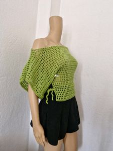 Crochet Willow Mesh Top 💚