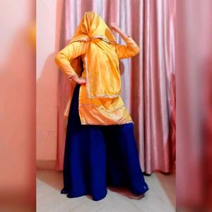Elegant Kurta Palazzo Set