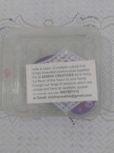 Handcrafted Acrylic Decorative Kundan Rangoli