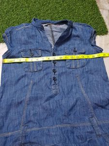 Denim Top Bust Upto 34