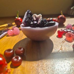 blue berry lavender scented candle