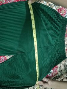 Stylish Green Corduroy Palazzo Pants