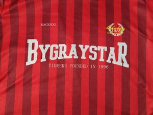 BYGRAYSTAR Red Striped T-Shirt