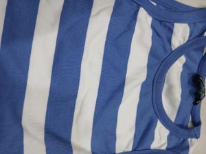 Blue &amp; White Striped T-Shirt