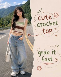 crop crochet top