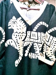 Designer Kurta with Unique Print