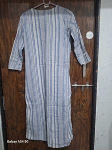 Blue Striped Kurti