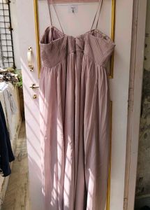 Elegant Pink Maxi Dress