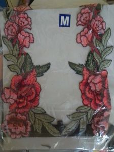 Floral embroidery Babydoll set