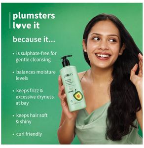 Plum Avocado &amp; Argan Frizz Control Shampoo