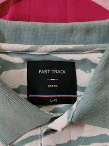 Fast Track Polo T-Shirt - Zebra Print