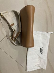 Zara Tan Crossbody Bag