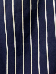QUIERO Striped Navy Blue Jumpsuit