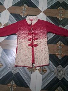 Unique Knit Button-Up Cardigan