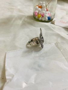 Butterfly Inspired German Silver Adjustable Ring