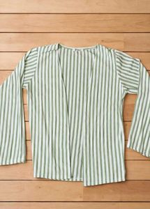 Striped Long Sleeve shruge
