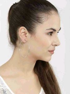Silver Hoop Earrings