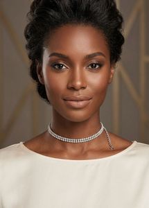 New Sparkling Rhinestone  Choker