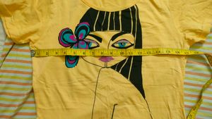 Yellow Graphic Print T-Shirt