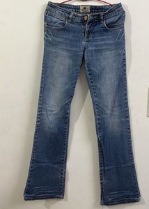 Classic Vintage Blue Denim Jeans