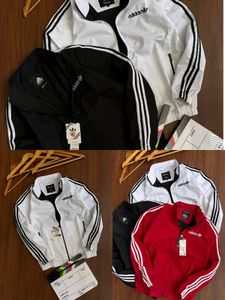 Adidas White 🐻‍❄️ 🐻‍❄️🤍 Track Jacket