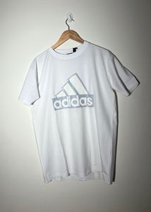 Adidas White Graphic T-Shirt