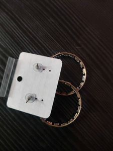Sparkling Hoop Earrings