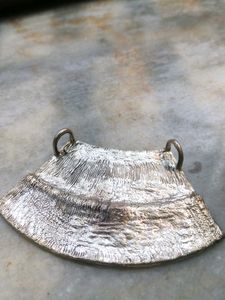 Afghani style Unique Silver-Tone Statement Pendant