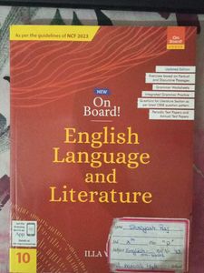English Language & Literature Textbook