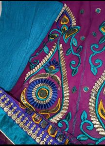 🆕 Ready to Wear Embroidery Lehenga Saree