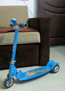 Blue 3-Wheel Kids Scooter