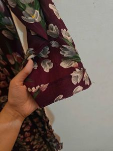 Floral Print Kurta