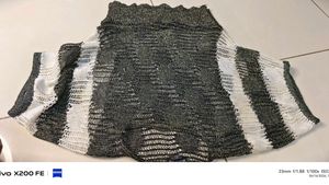 Stylish Sequin Net Top