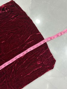 Elegant Velvet Off-Shoulder Gown