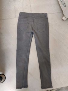 Grey Denim Jeans For Women