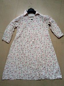 Floral Print Button-Up Dress