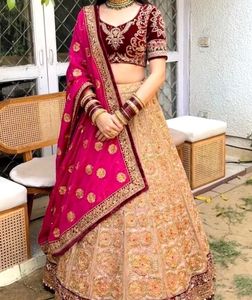 Elegant Embroidered Lehenga saree