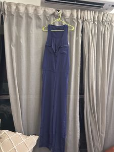Elegant Navy Blue Jumpsuit