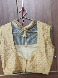Gorgeous Gold Embellished Blouse